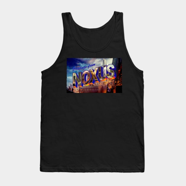 Greetings from Noxus vintage Tank Top by Scrapyardigan